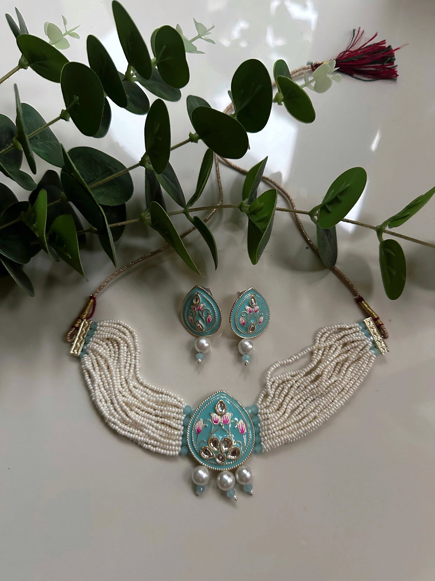 PAISLEY NECKLACE SET