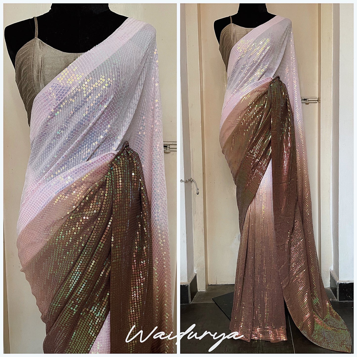 SEQUIN OMBRÉ SARI