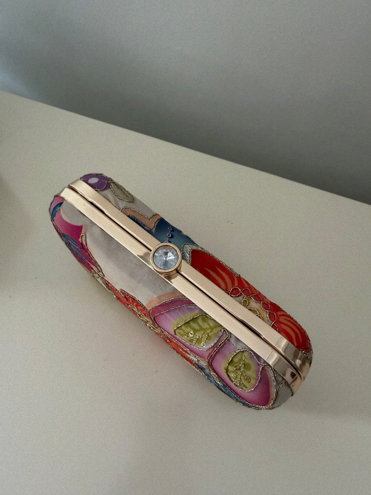 AMANI SILK BOX CLUTCH