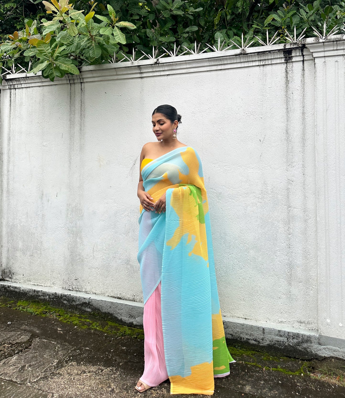 PRINTED CREPE SARI