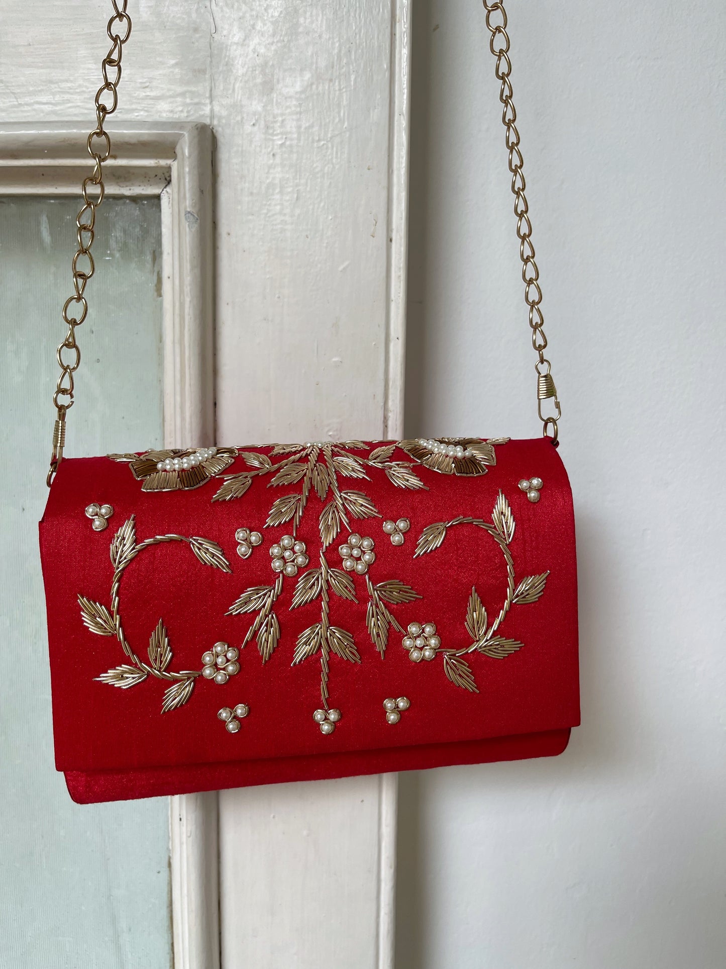 ZARDOZI BOX CLUTCH