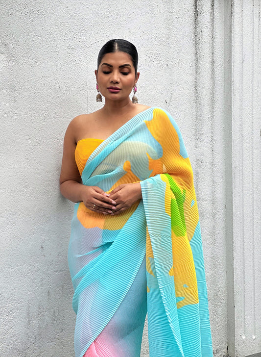 PRINTED CREPE SARI