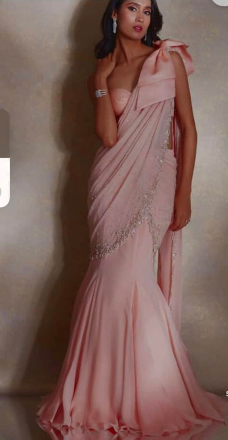 Custom sari and blouse