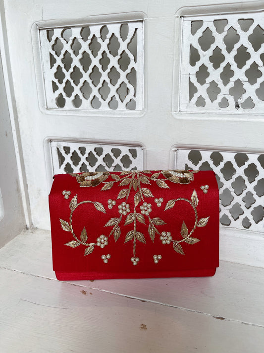 ZARDOZI BOX CLUTCH