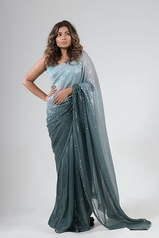 DEEP TEAL Full Sequin