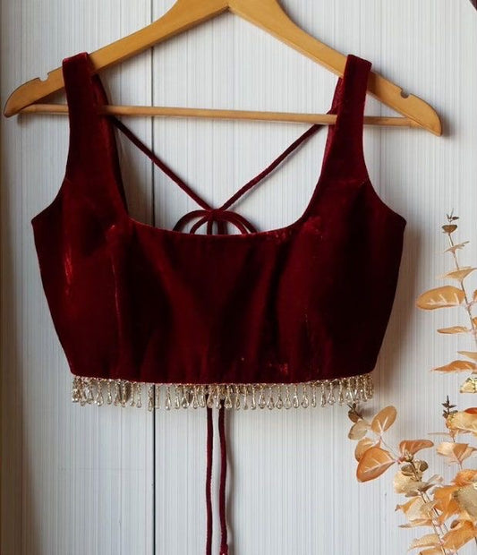 VELVET BLOUSE