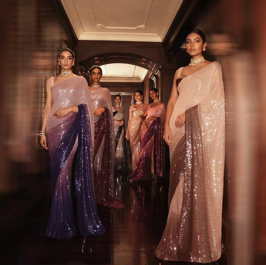 SEQUIN OMBRÉ SARI