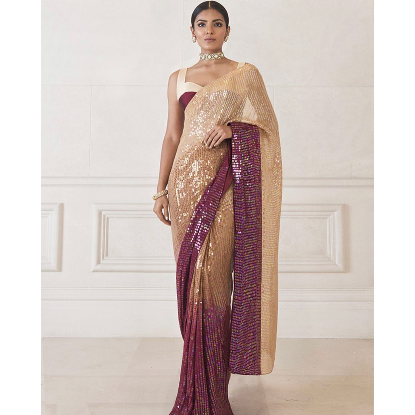 SEQUIN OMBRÉ SARI