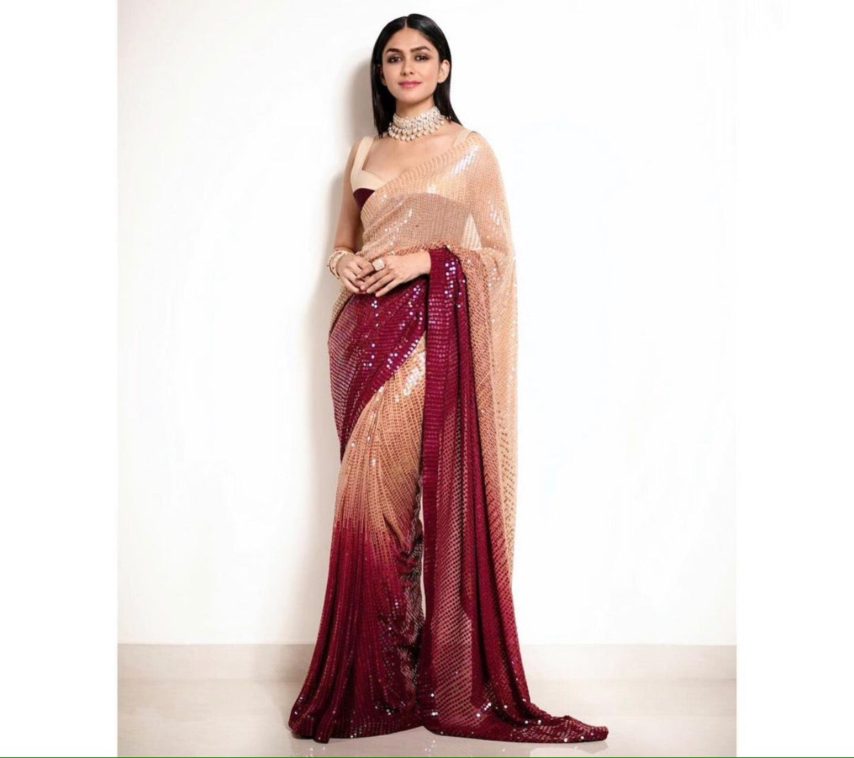 SEQUIN OMBRÉ SARI